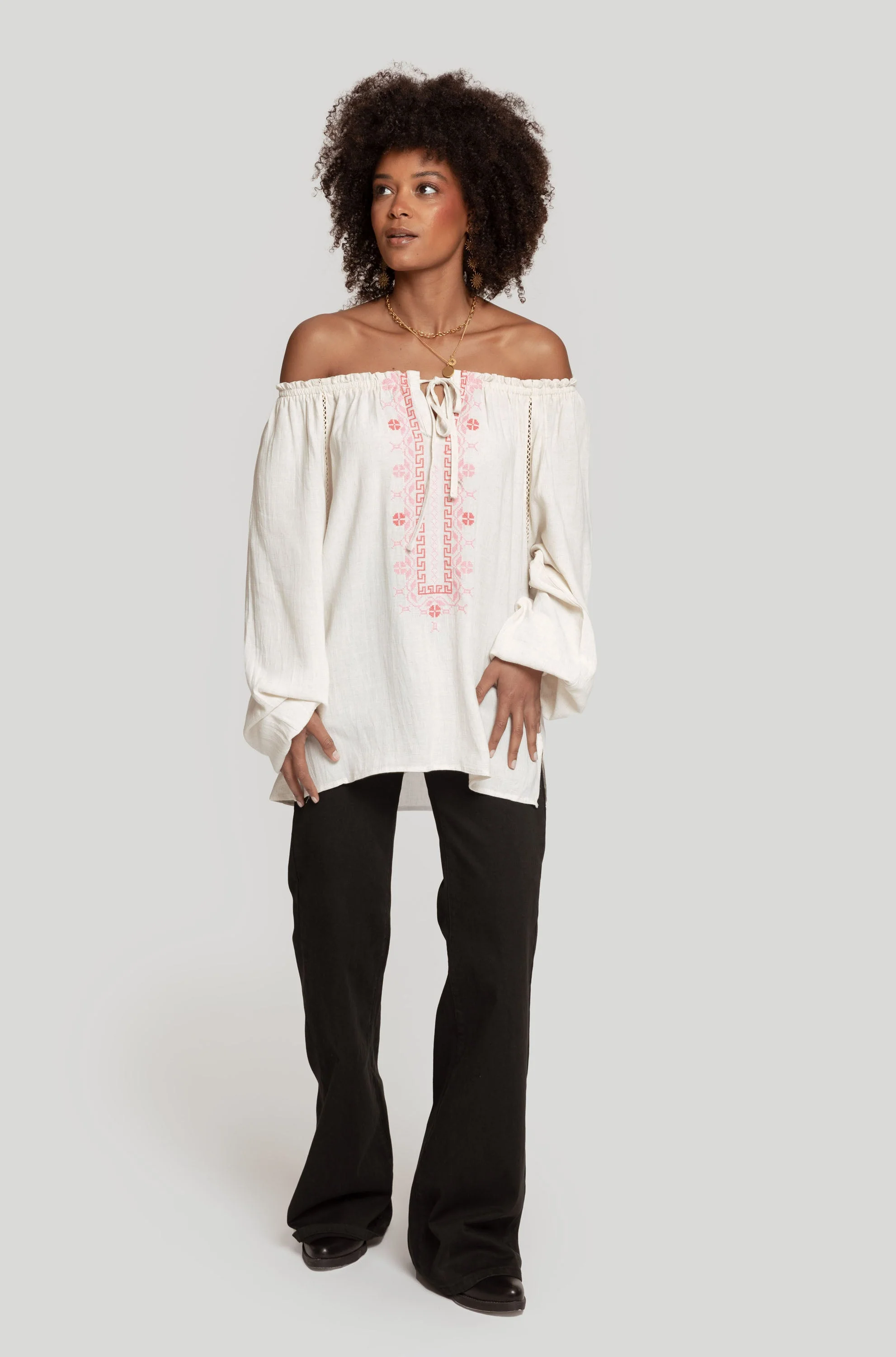 BLUSA ARMONIAS CON LINO - Image 2