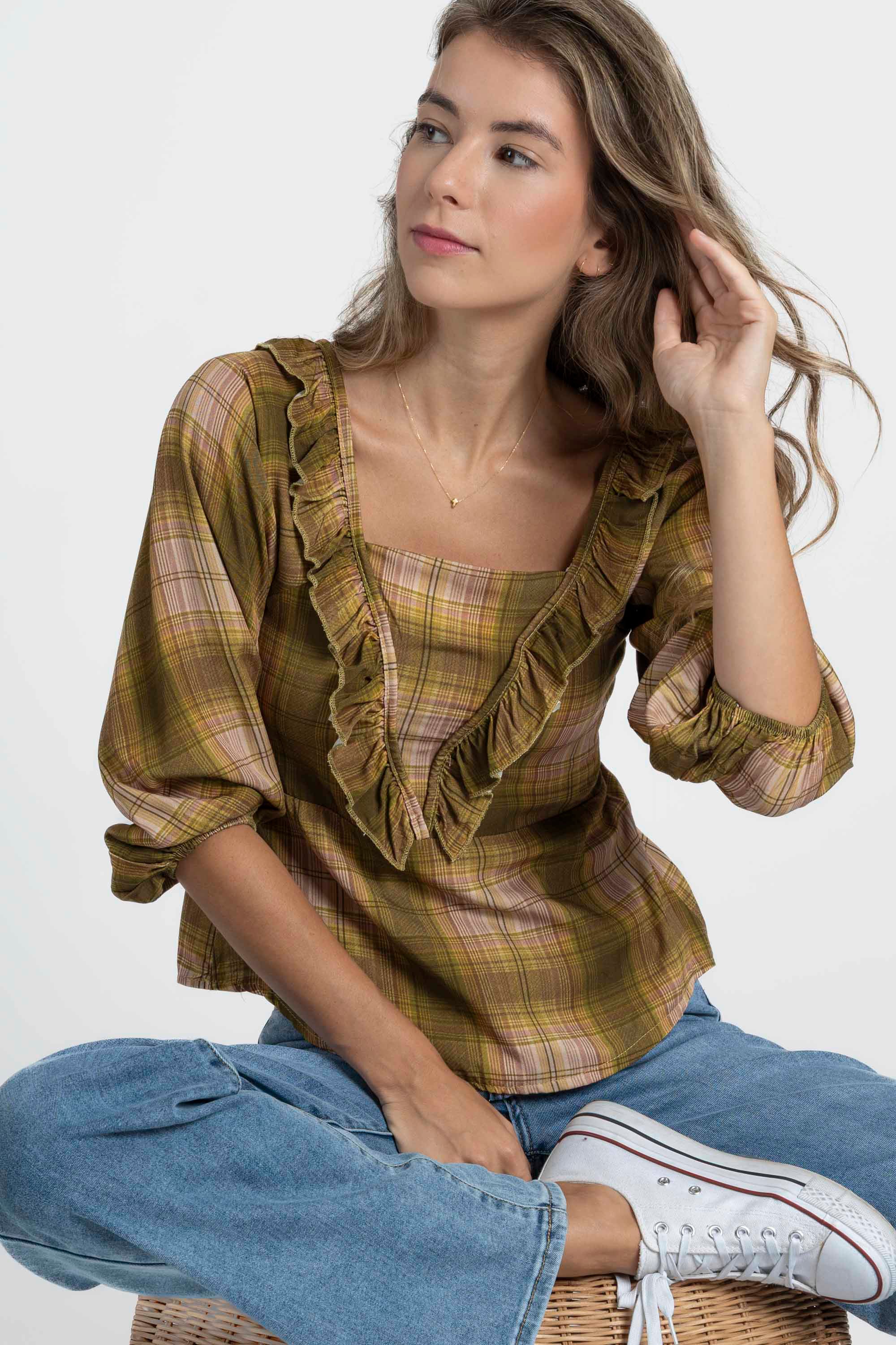 BLUSA ARMONIAS TEEN CUADROS - Image 4