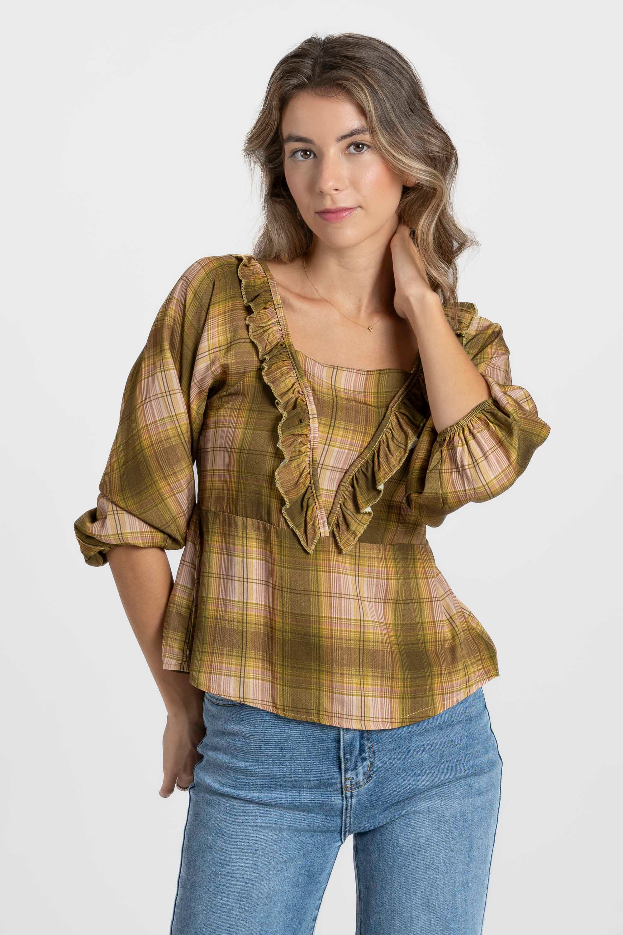 BLUSA ARMONIAS TEEN CUADROS - Image 5