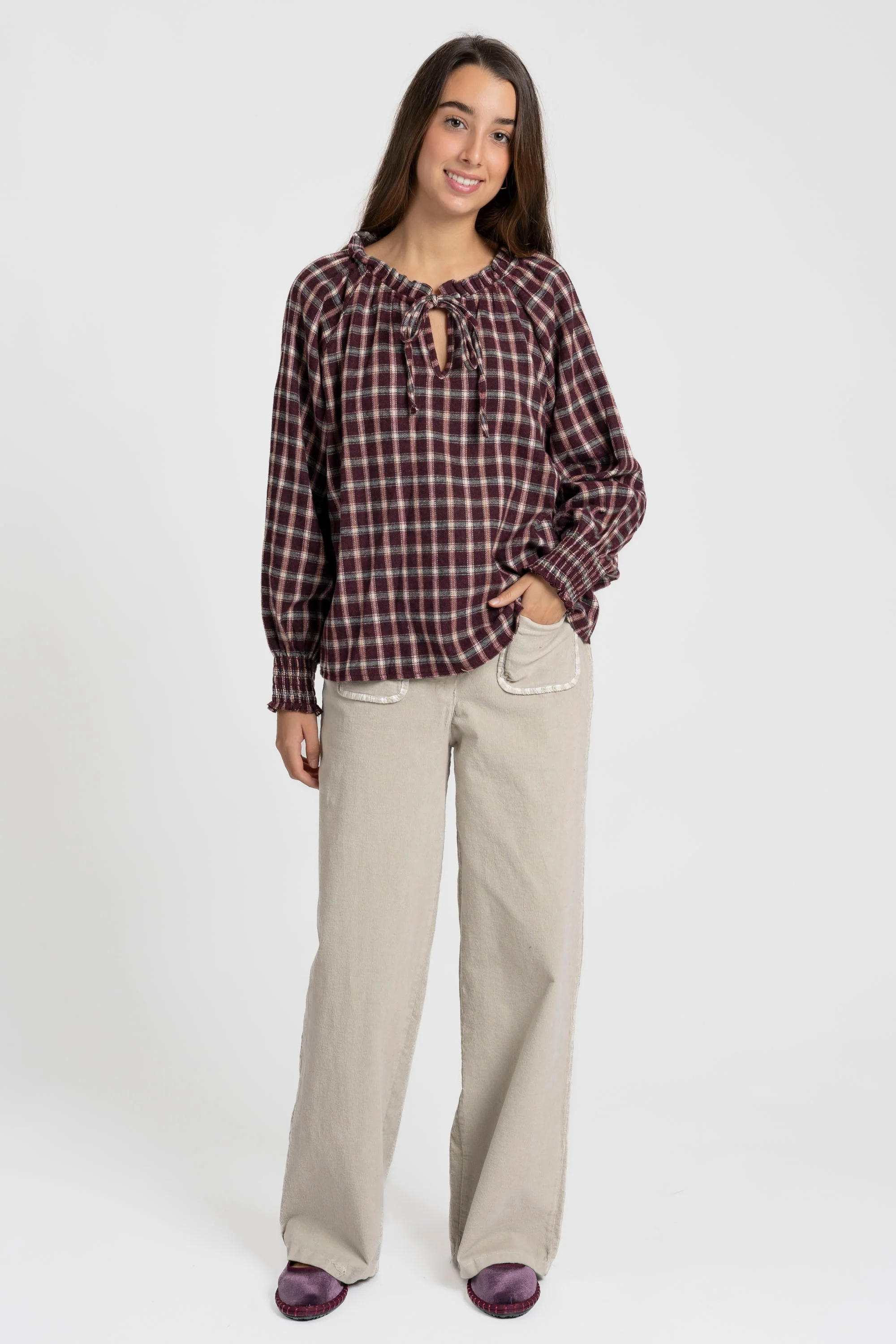 BLUSA ARMONIAS TEEN CUADROS - Image 2