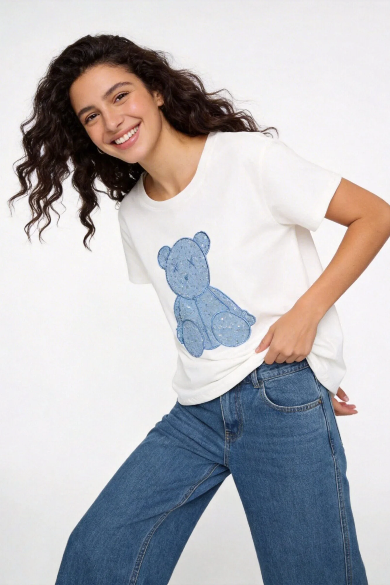 CAMISETA ARMONIAS OSO DENIM - Image 2
