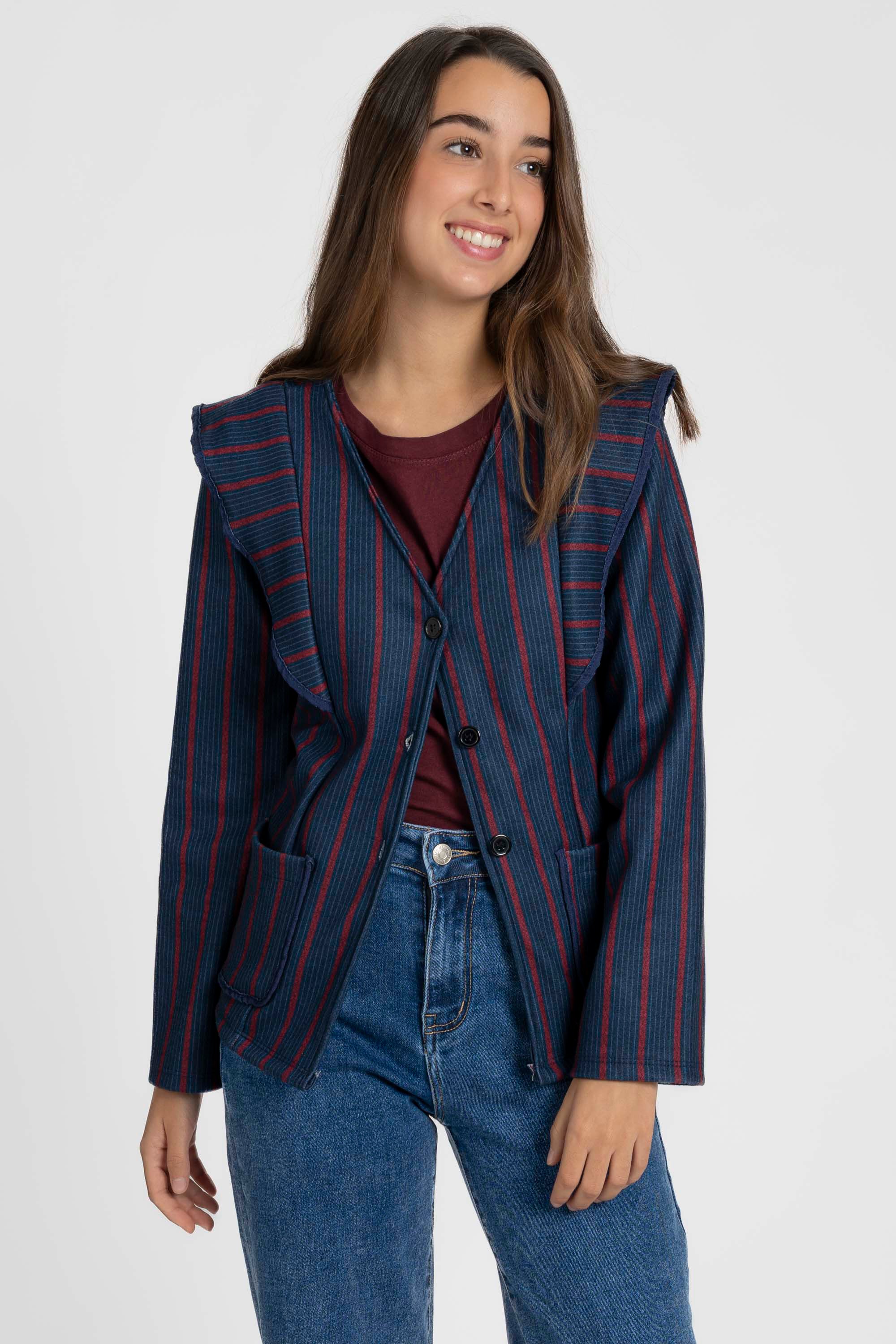 CHAQUETA ARMONIAS TEEN RAYAS