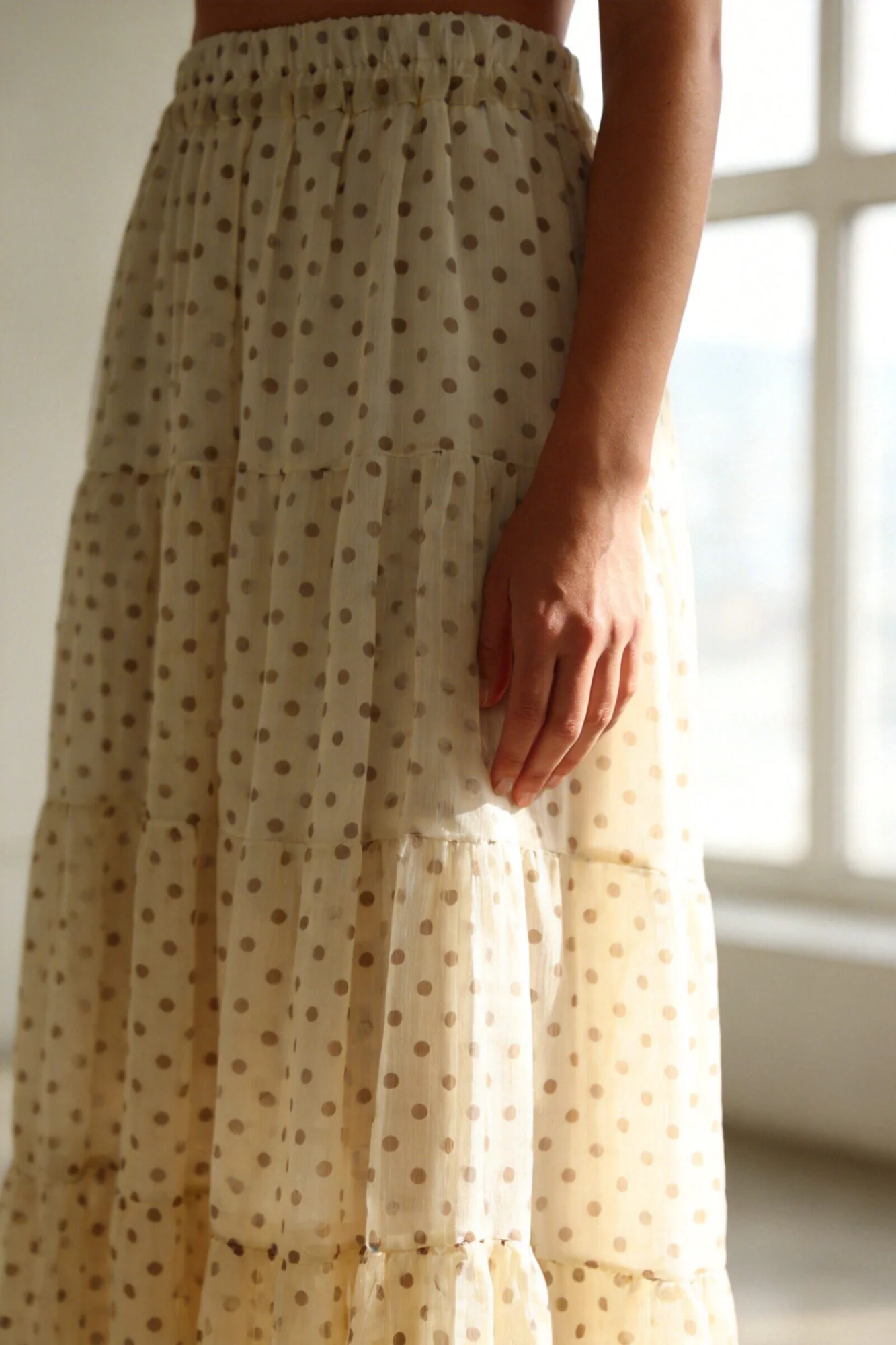 FALDA ARMONIAS MIDI LUNARES - Image 3