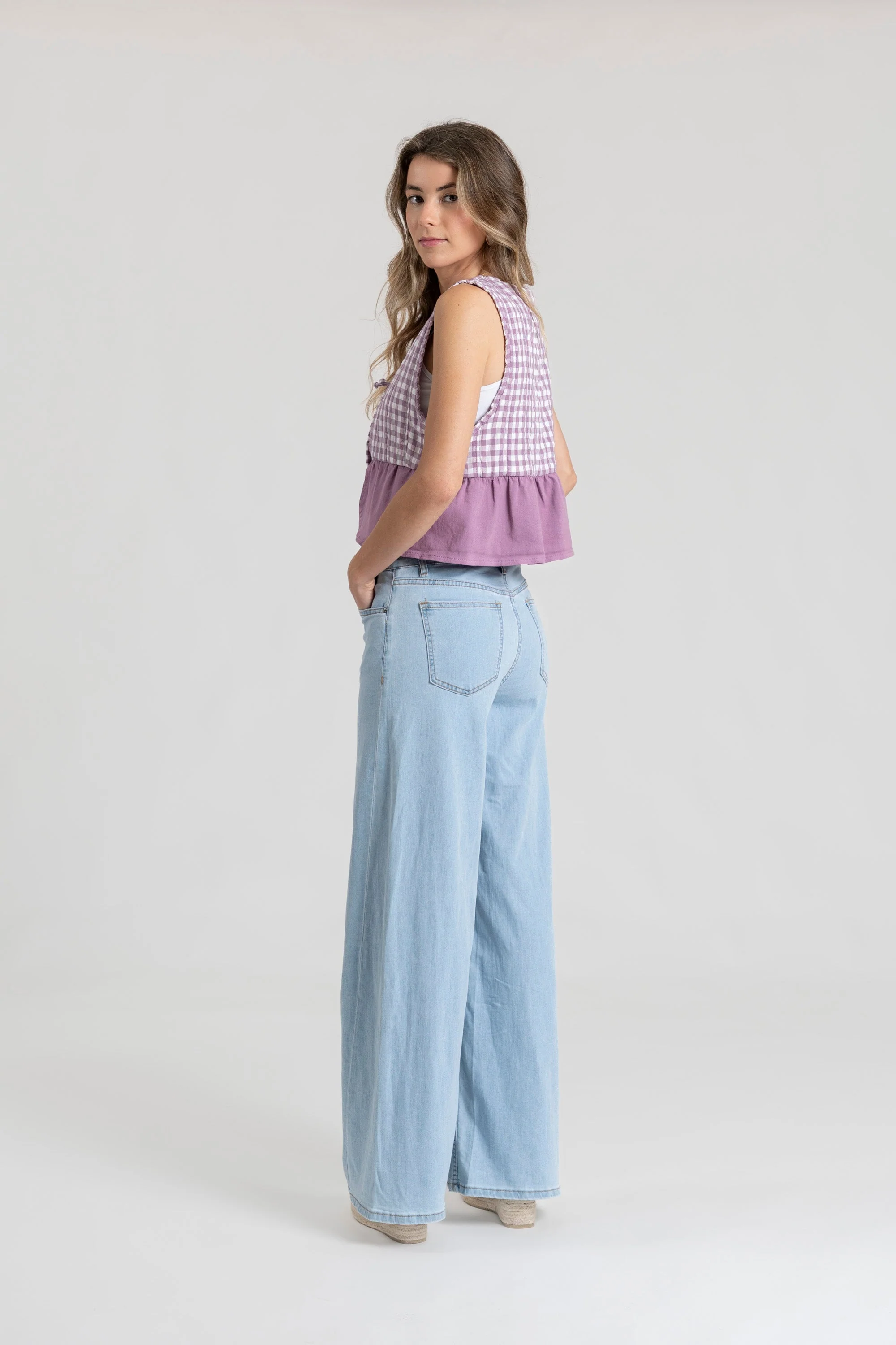 JEANS MASSIMA GRAZIA LIGHT BLUE - Image 3