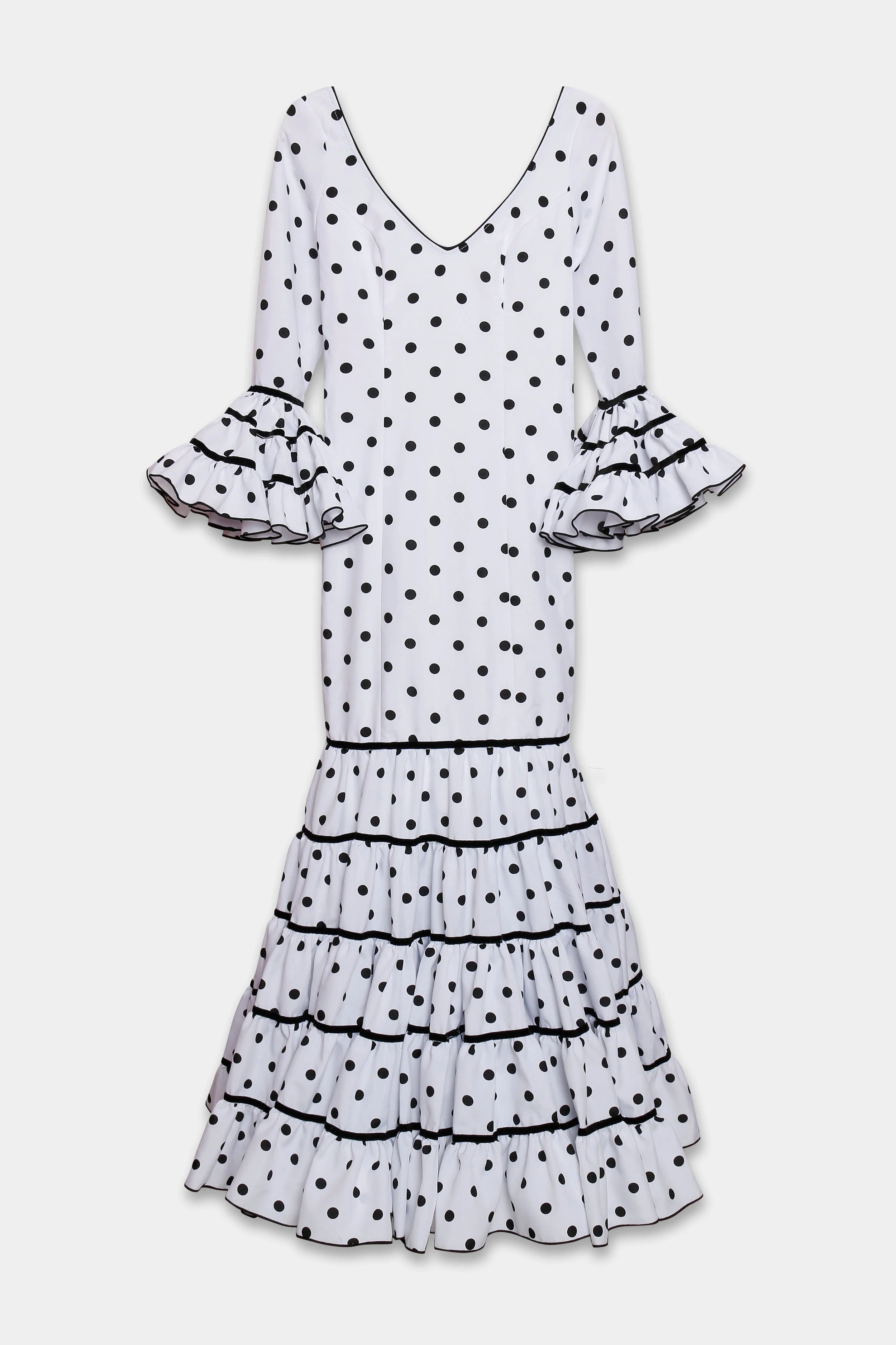 TRAJE FLAMENCA SRA ROSALÍA LUNARES PEQUEÑOS - Image 3