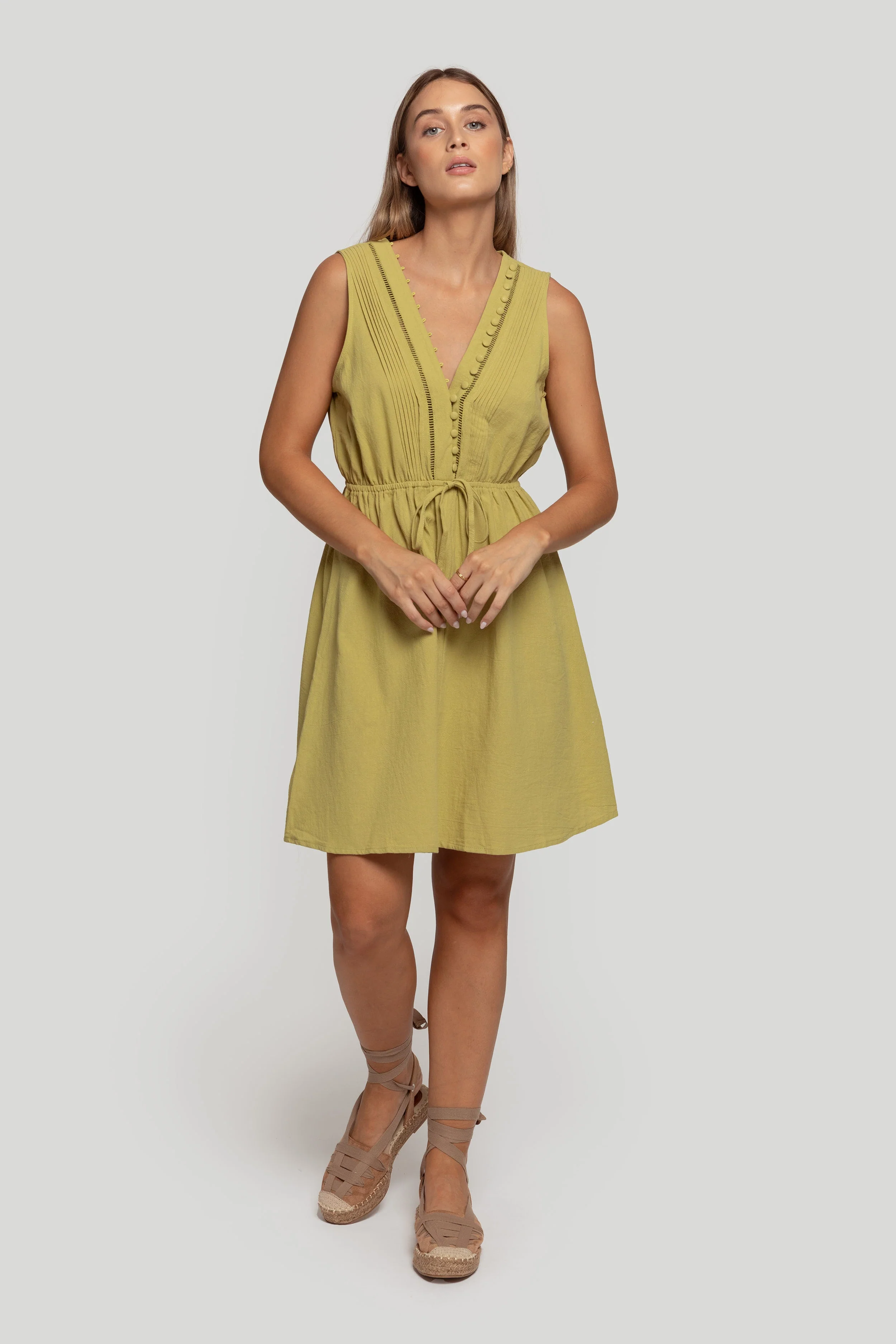 VESTIDO ARMONIAS BOTONES